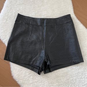Forever 21 Leather Shorts